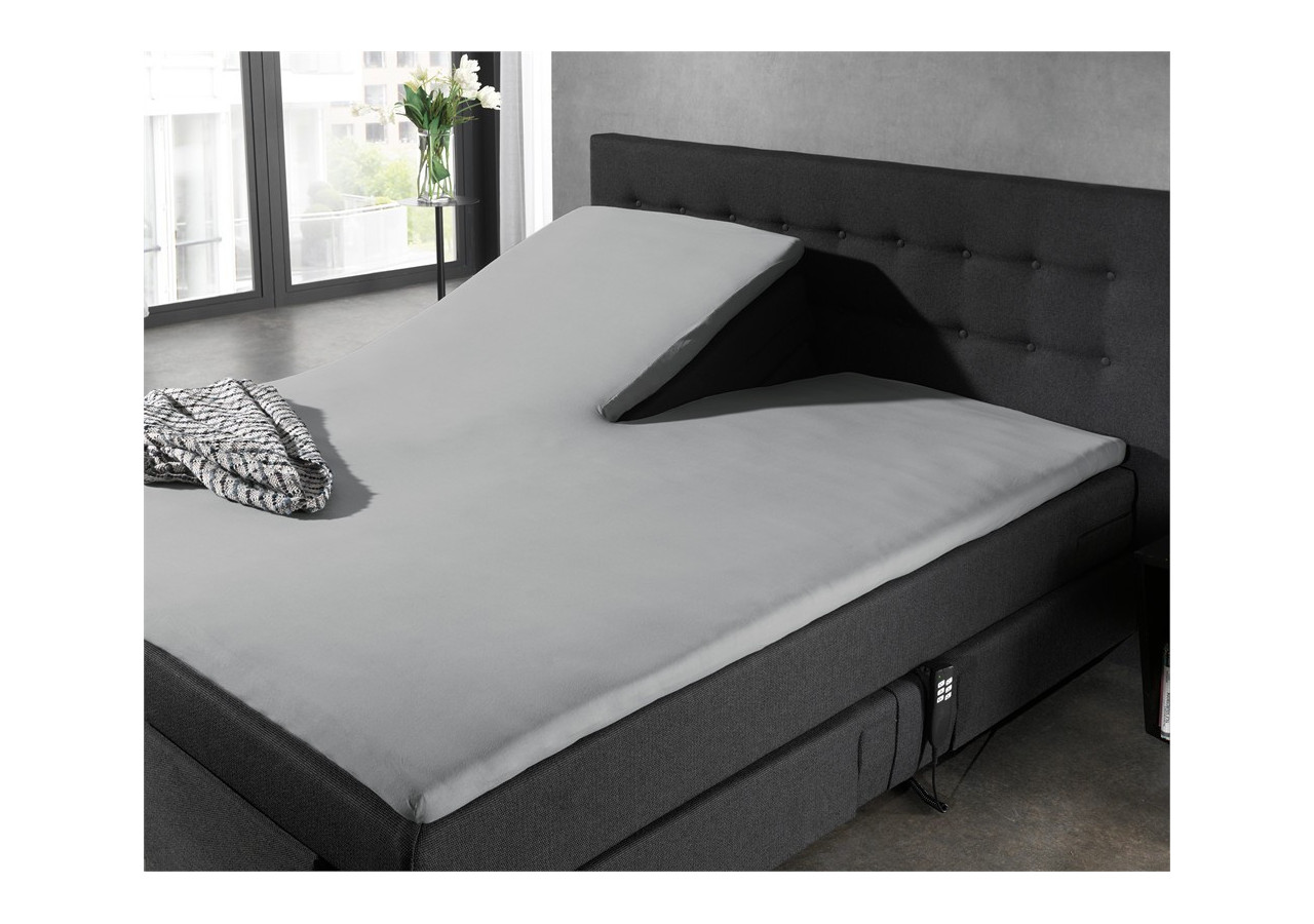 Splittopper Jersey Hoeslaken Grijs 160 x 220