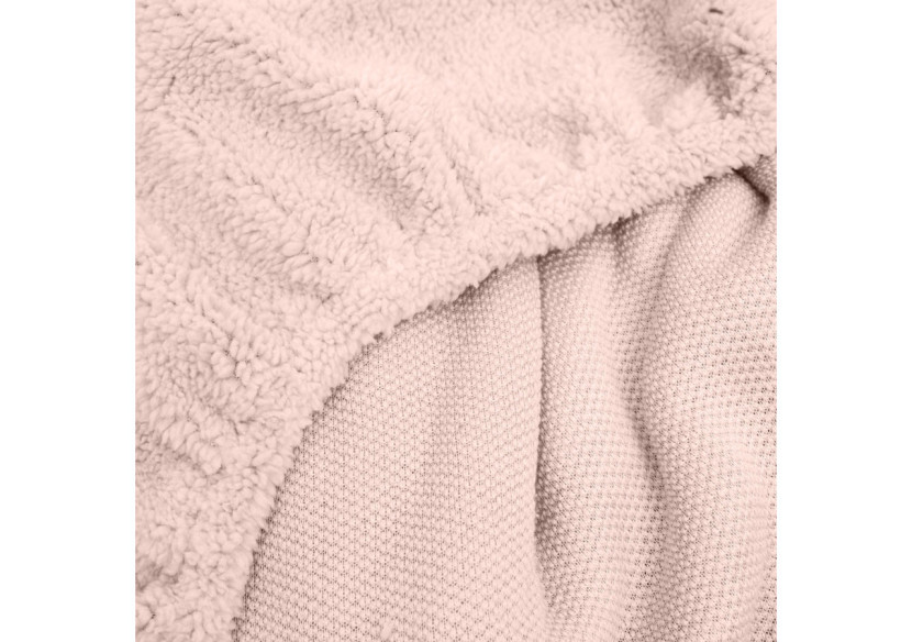 Housse de matelas Teddy - Rose 180 x 200 cm, chaleur et douceur - 17019187 - Sleeptime