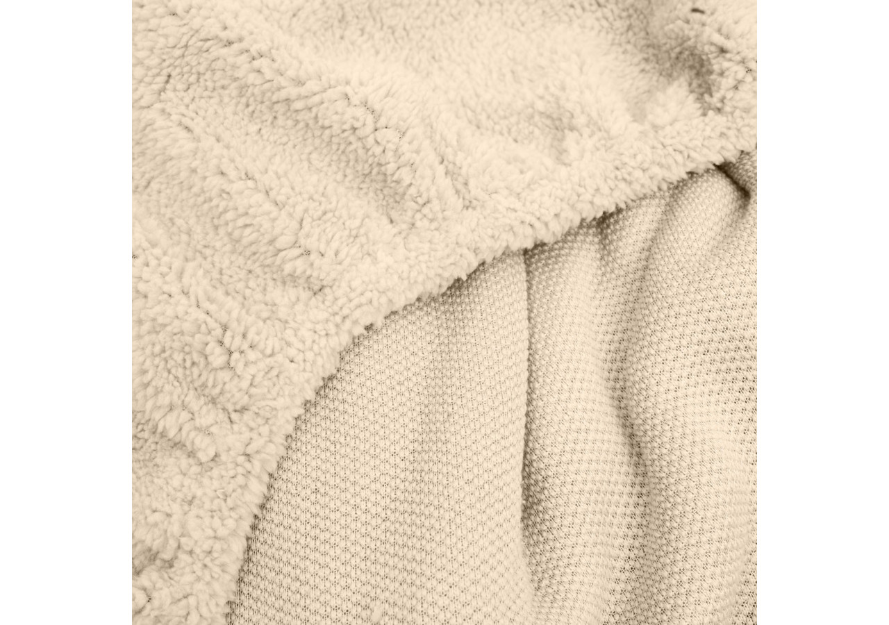 Teddy hoeslaken Taupe 90 x 200