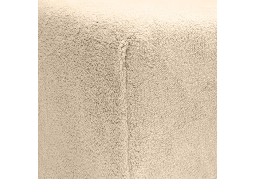 Housse de matelas Teddy - Taupe 160 x 200 cm, douce et chaleureuse - 17017204 - Sleeptime