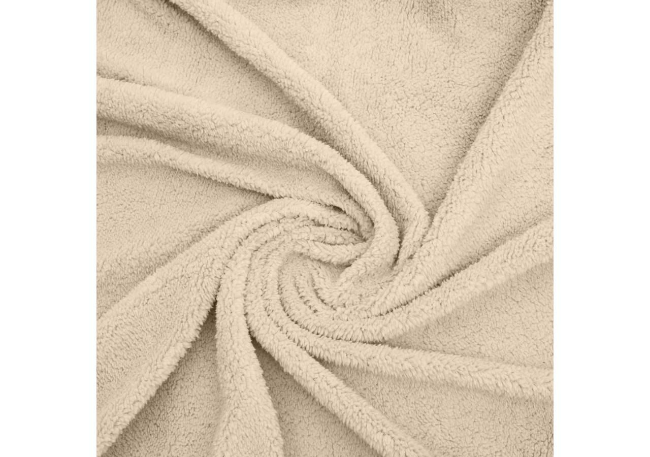 Housse de matelas Teddy - Taupe 160 x 200 cm, douce et chaleureuse - 17017204 - Sleeptime