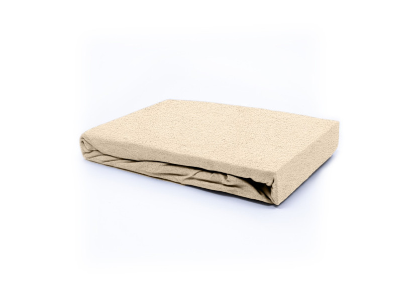Housse de matelas Teddy - Taupe 180 x 200 cm, chaleur et douceur - 17017205 - Sleeptime