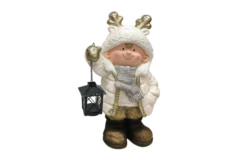 Figurine Enfant SANTA LILA - 22,8x15x42cm - HTC3330-SW - Mondex