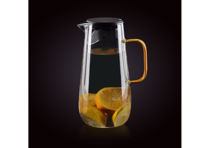 PETER Dzbanek szklany 1,5L szary PETER Dzbanek szklany 1,5L szary