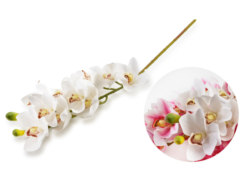 Orchidée artificielle VIRIDIS - 74cm de beauté durable - HTQB1169 - Mondex Orchidée artificielle VIRIDIS - 74cm de beauté durable - HTQB1169 - Mondex