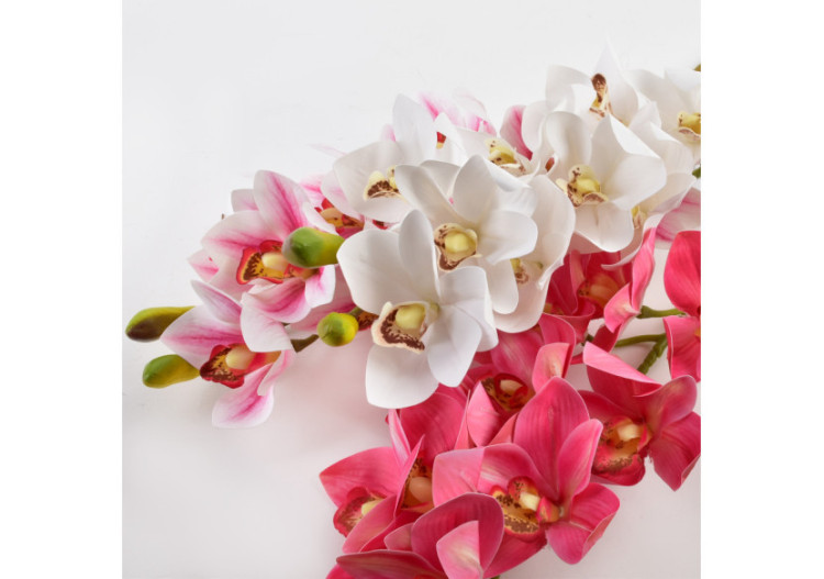 Orchidée artificielle VIRIDIS - 74cm d'élégance exquise - HTQB1183 - Mondex 2