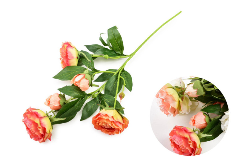 Fleur artificielle Pivoine VIRIDIS - 67cm de beauté intemporelle - HTQB1213 - Mondex