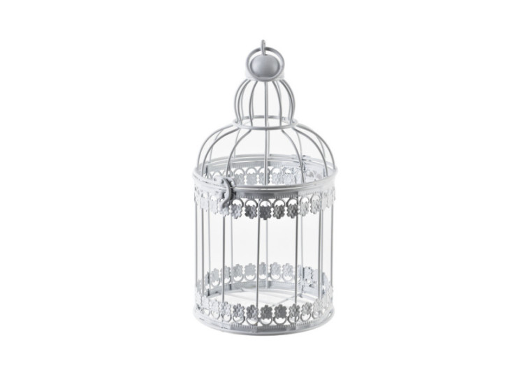 MARLISE Cage décorative, diamètre 15xh29cm
