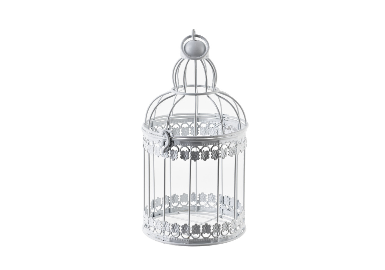 MARLISE Cage décorative, diamètre 15xh29cm