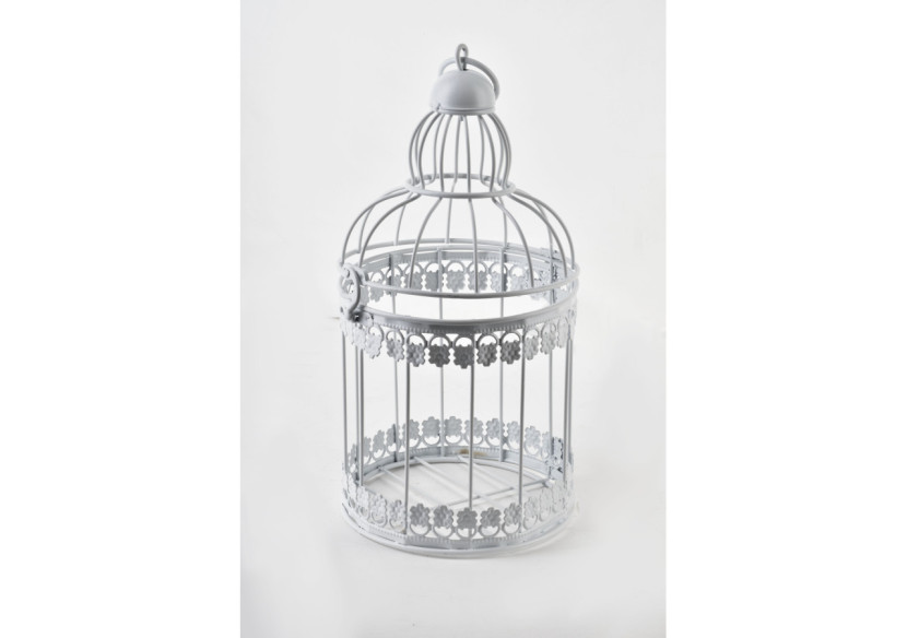 MARLISE Cage décorative, diamètre 15xh29cm MARLISE Cage décorative, diamètre 15xh29cm