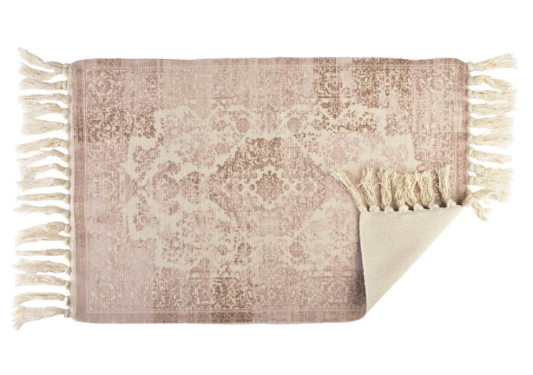 Tapis ORIENT - 90x60cm, motifs orientaux et couleurs naturelles - HTZA5358 - Mondex