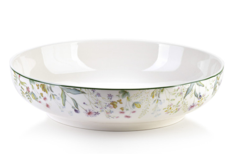 Bol FACCIA VERDE - Porcelaine 22x5,5cm - HTTE5563 - Affekdesign By Mondex