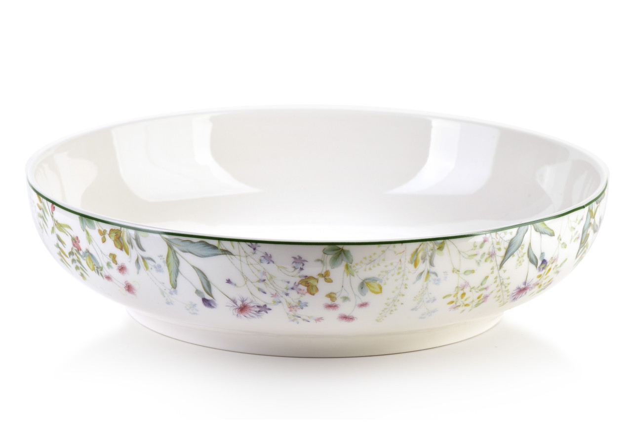 Bol FACCIA VERDE - Porcelaine 22x5,5cm - HTTE5563 - Affekdesign By Mondex