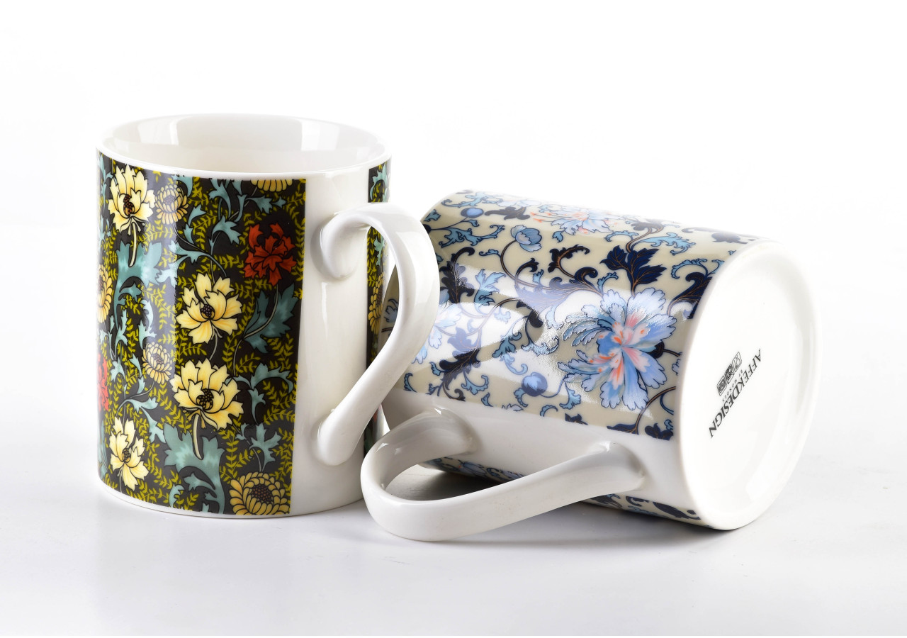 Ensemble de 2 Tasses COLORATO - Porcelaine Colorée 400 ml - HTTE5600 - Affekdesign By Mondex