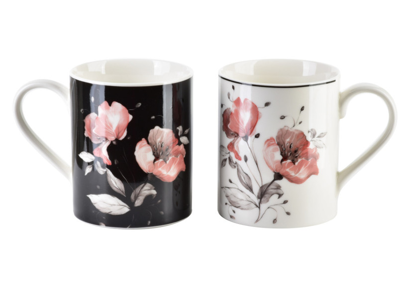 Ensemble de 2 Tasses COLORATO - Porcelaine Colorée 400 ml - HTTE5624 - Affekdesign By Mondex Ensemble de 2 Tasses COLORATO - Porcelaine Colorée 400 ml - HTTE5624 - Affekdesign By Mondex
