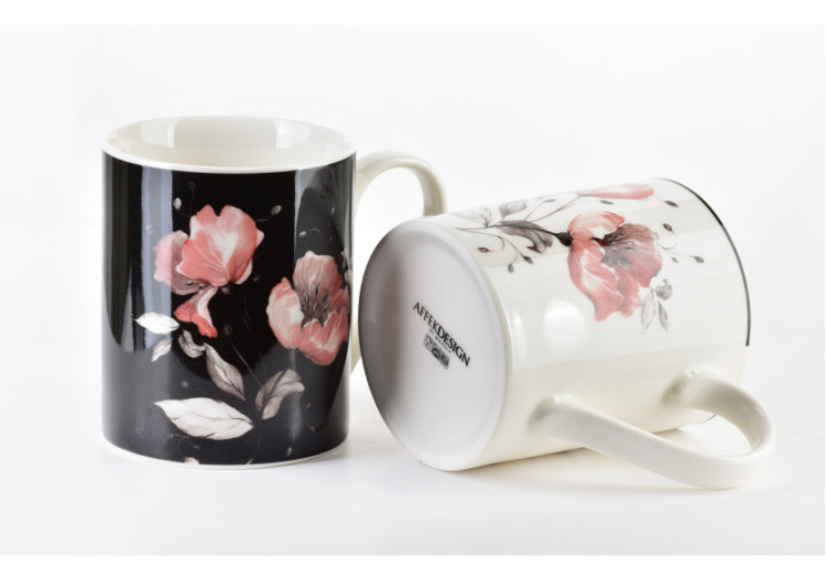 Ensemble de 2 Tasses COLORATO - Porcelaine Colorée 400 ml - HTTE5624 - Affekdesign By Mondex 2