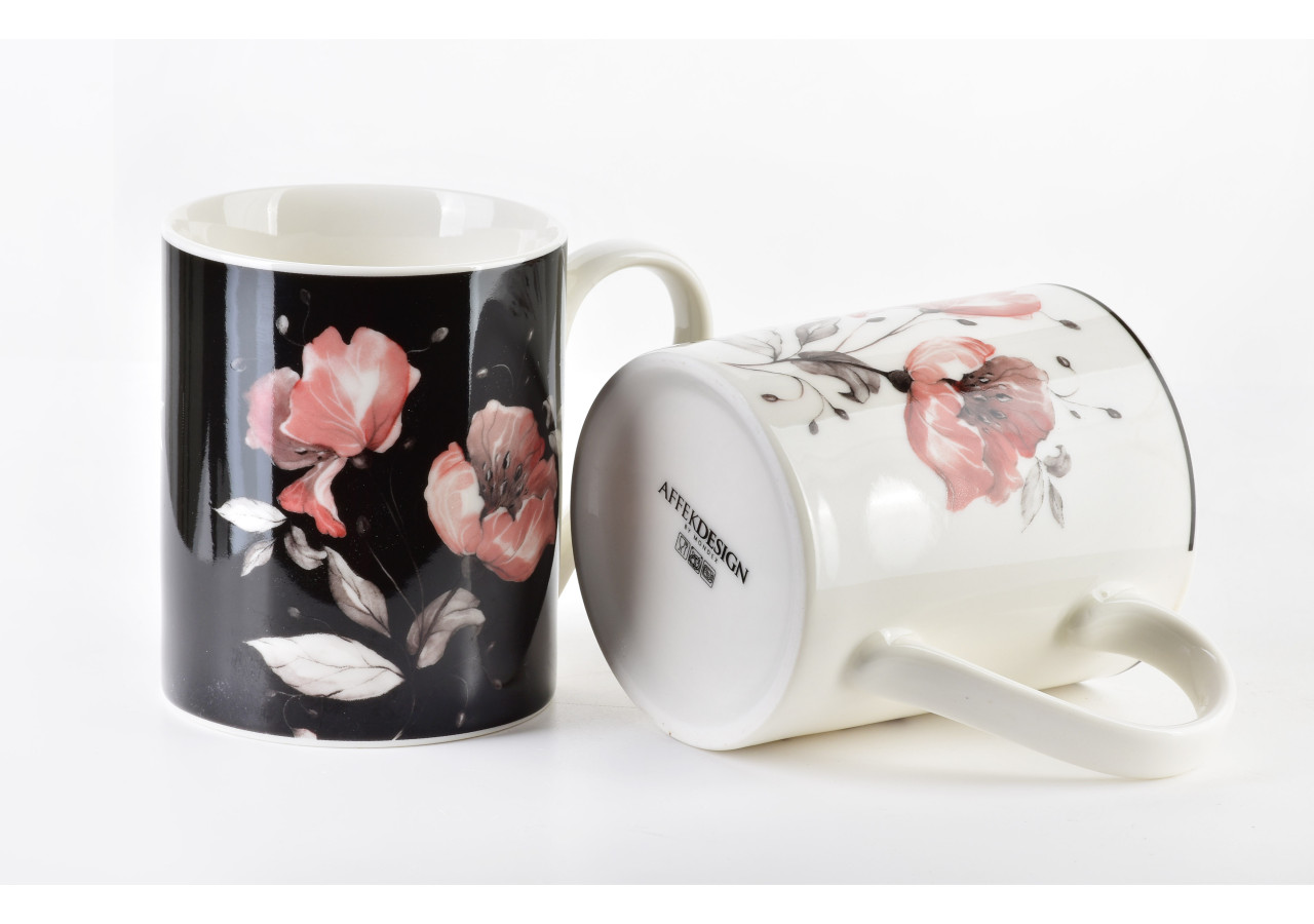 Ensemble de 2 Tasses COLORATO - Porcelaine Colorée 400 ml - HTTE5624 - Affekdesign By Mondex