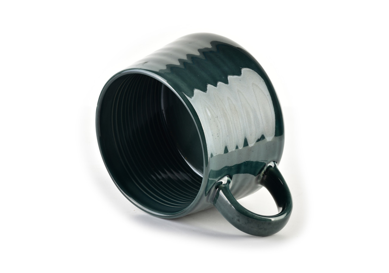 Mug BASIC NATURE - 420ml en céramique colorée 10x15x7,5cm - HTNA9615 - Mondex