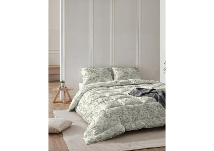 Couette tout-en-un Fir - Vert 200 x 200 cm avec taies d'oreiller - 17019173 - Sleeptime