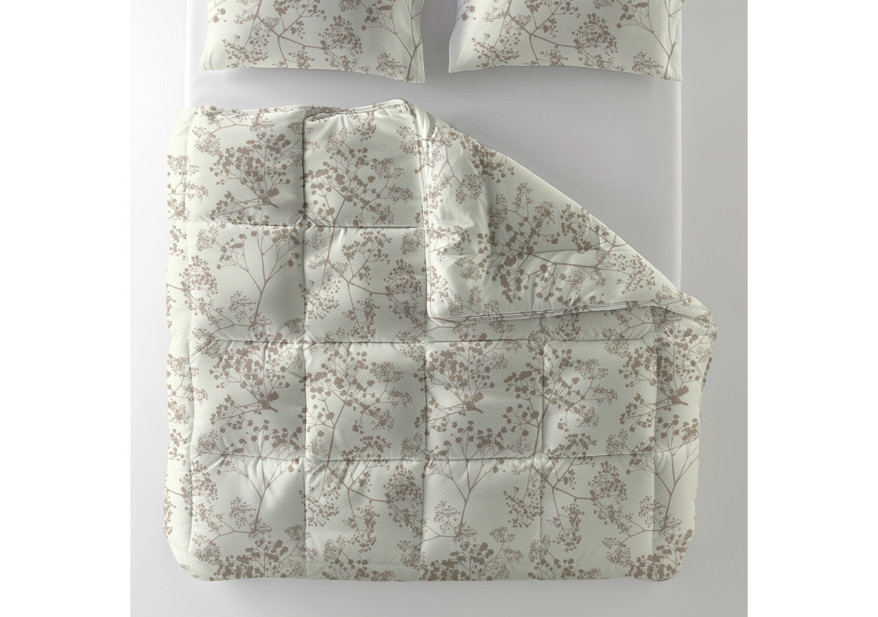 Couette tout-en-un Fir - Vert 200 x 200 cm avec taies d'oreiller - 17019173 - Sleeptime