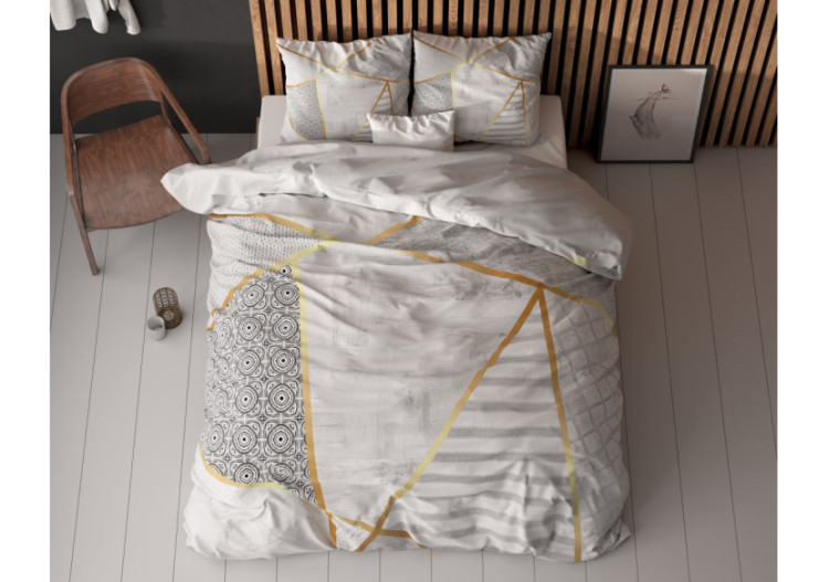Housse de Couette Graphic Blanche - 200 x 200/220 cm - 14020946 - Sleeptime