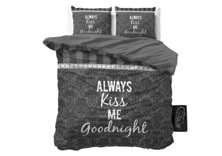 Kiss your Love Grijs 240 x 200/220