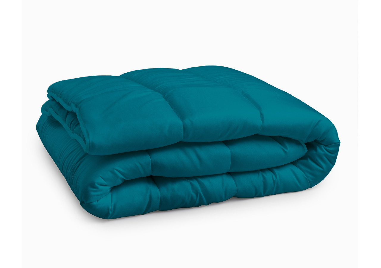 Couette Lazy All-in-One Plume - 140 x 200 cm, intégrée et antiallergique - 17020245 - Sleeptime