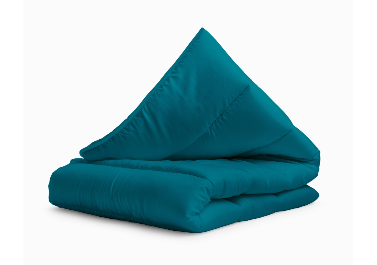 Couette Lazy All-in-One Plume - 140 x 200 cm, intégrée et antiallergique - 17020245 - Sleeptime