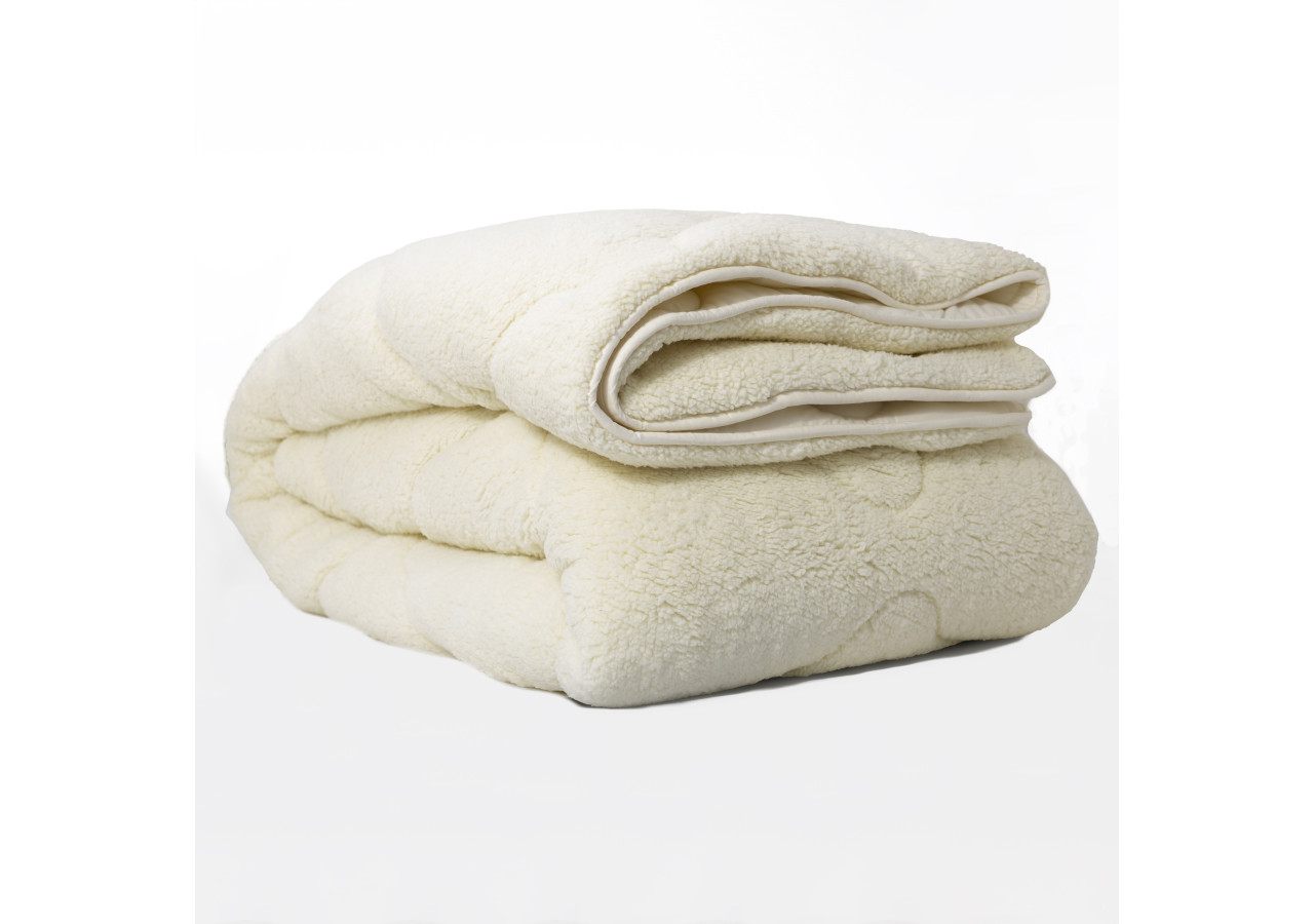 Couette Lazy Teddy Crème - 240 x 200 cm, luxe et confort - 17019246 - Sleeptime