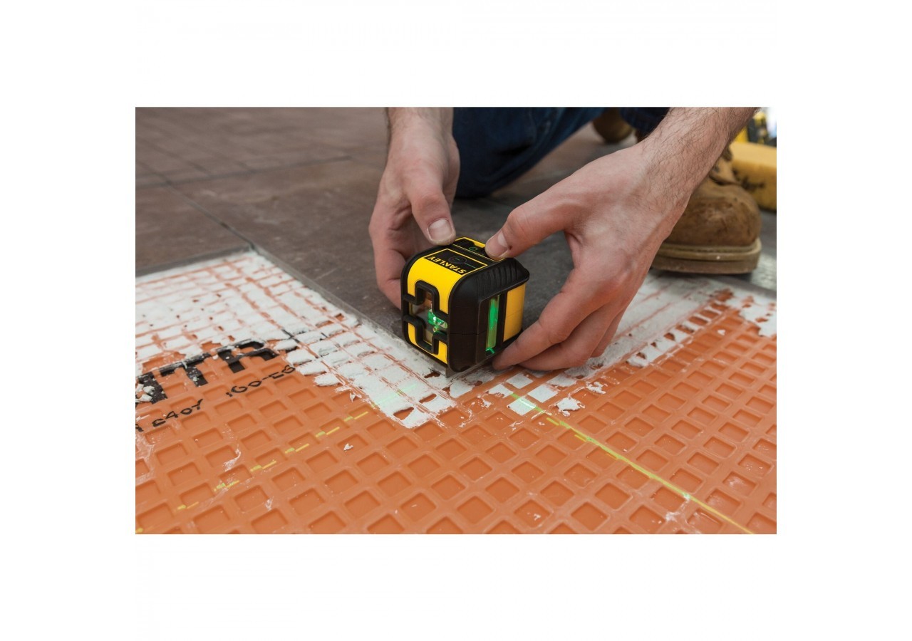 NIVEAU LASER CROIX + EQUERRAGE CROSS90 - VERT - STHT77592-1 - Stanley