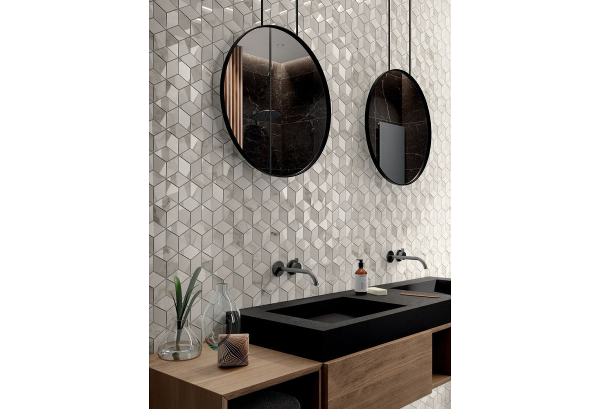 Mosaïque cubique murale grès cérame Eternity - Panaria : Confort'Mat