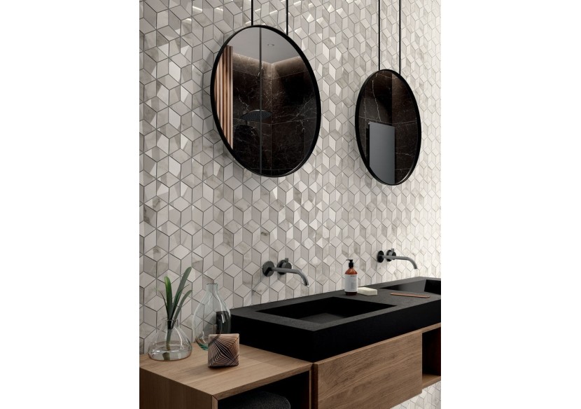 Mosaïque cubique murale grès cérame Eternity - Panaria : Confort'Mat