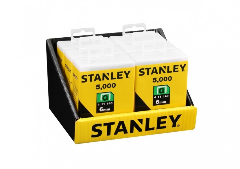 AGRAFES 12MM TYPE G - BOITE DE 5000PCS - 1-TRA708-5T - Stanley