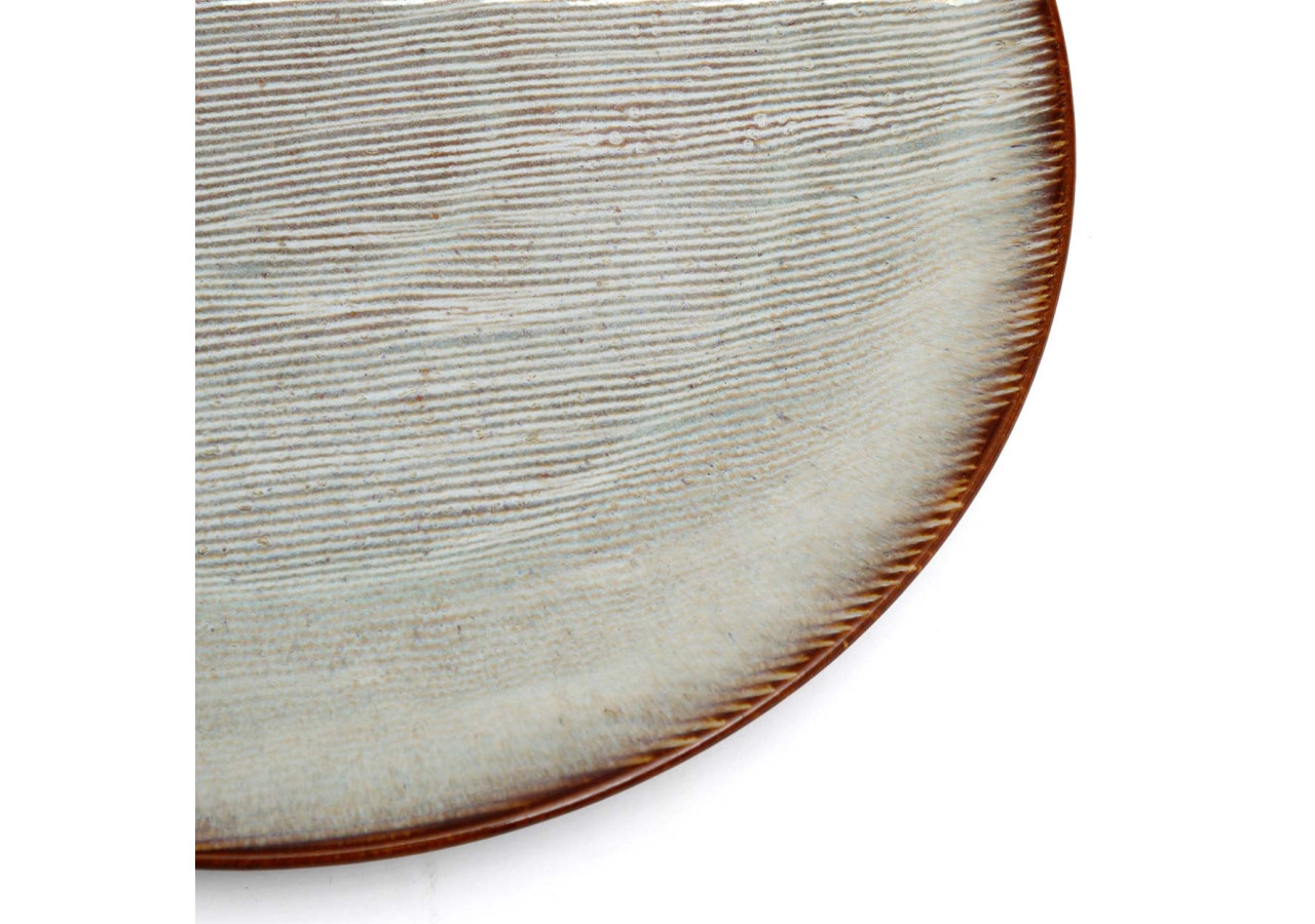 Assiette à Salade Peniche - Ensemble de 6 pièces au style côtier - POCE072Y-SET6 - Bazar Bizar