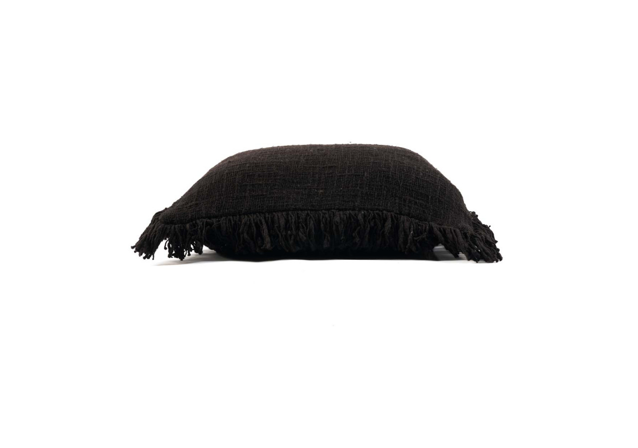 Housse de Coussin Pleine Lune - Noir élégant - BARI003B-50x50 - Bazar Bizar