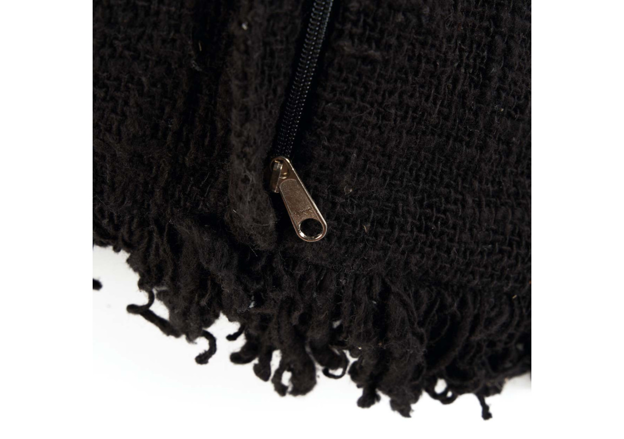 Housse de Coussin Pleine Lune - Noir élégant - BARI003B-50x50 - Bazar Bizar