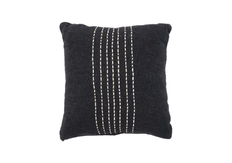 Housse de Coussin Drizzle - Noir et Blanc - BARI004BW-50x50 - Bazar Bizar