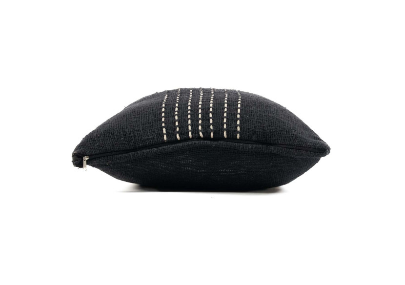 Housse de Coussin Drizzle - Noir et Blanc - BARI004BW-50x50 - Bazar Bizar