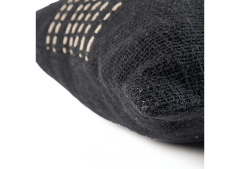 Housse de Coussin Drizzle - Noir et Blanc - BARI004BW-50x50 - Bazar Bizar