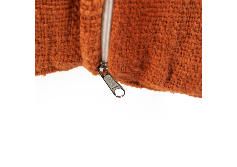 Housse de Coussin Zillion Kiss - Terracotta et Blanc - BARI012TW-50x50 - Bazar Bizar