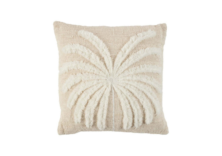 Housse de Coussin Isla Palm - Évasion Tropicale Naturelle - BARI006NW-50x50 - Bazar Bizar