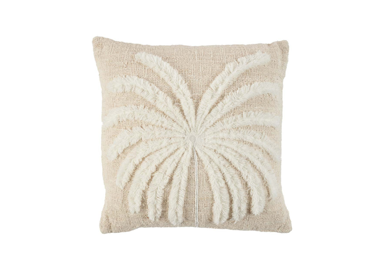 Housse de Coussin Isla Palm - Évasion Tropicale Naturelle - BARI006NW-50x50 - Bazar Bizar