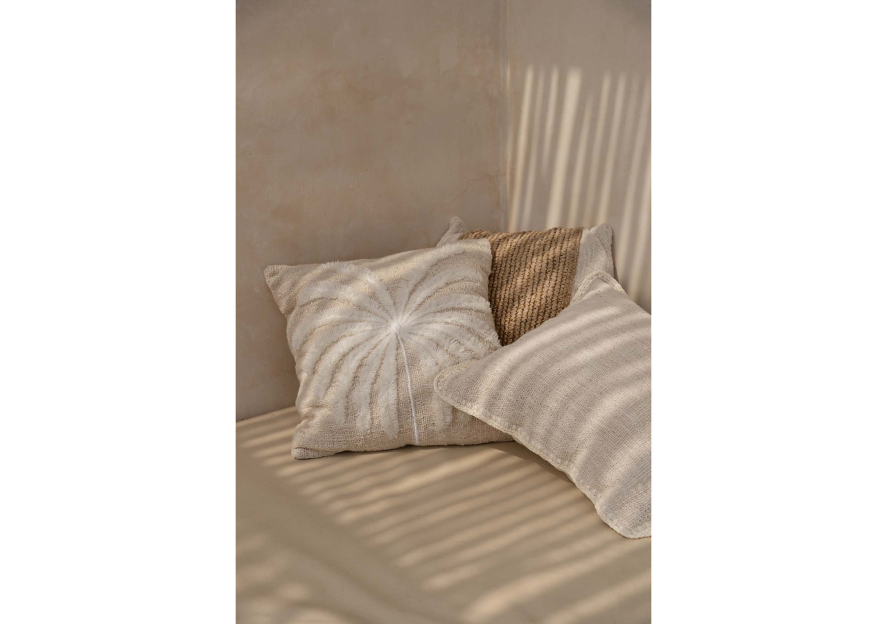 Housse de Coussin Isla Palm - Évasion Tropicale Naturelle - BARI006NW-50x50 - Bazar Bizar