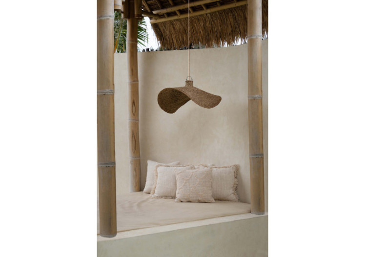 Housse de Coussin Sahara - Design Naturel Évocateur - BARI010N-50x50 - Bazar Bizar