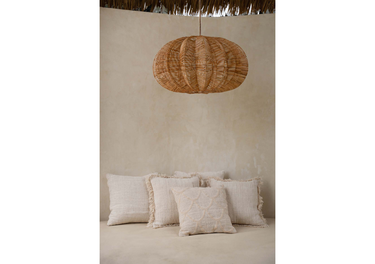 Housse de Coussin Sahara - Design Naturel Évocateur - BARI010N-50x50 - Bazar Bizar