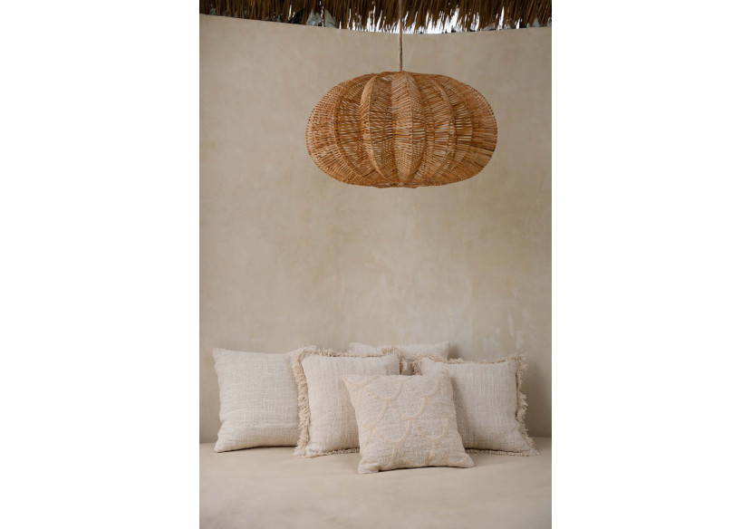 Housse de Coussin Sahara - Design Naturel Évocateur - BARI010N-50x50 - Bazar Bizar