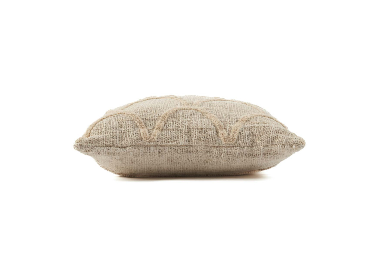 Housse de Coussin Sahara - Design Naturel Évocateur - BARI010N-50x50 - Bazar Bizar