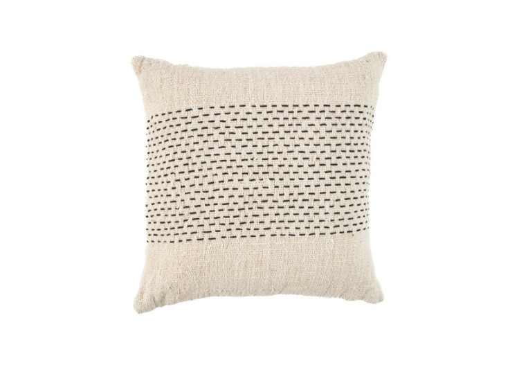 The Misty Cushion Cover - Natural Black