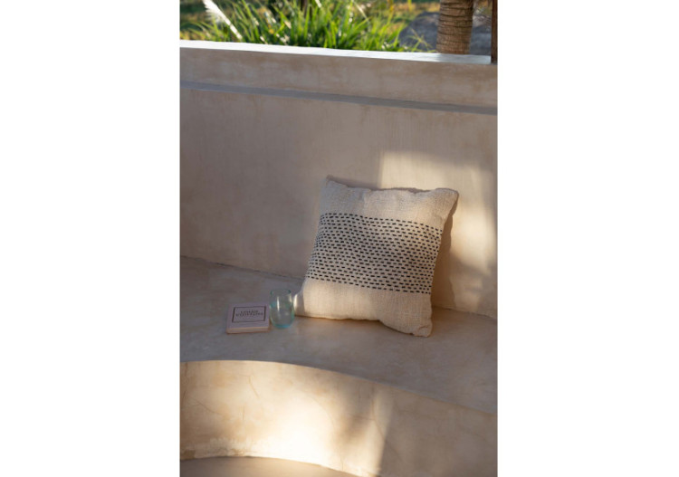 The Misty Cushion Cover - Natural Black 2