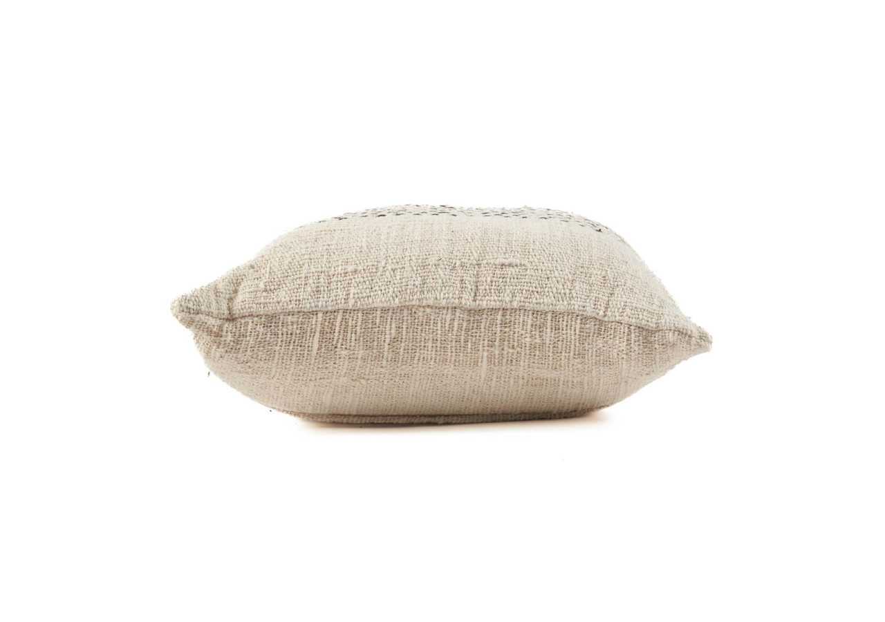 The Misty Cushion Cover - Natural Black